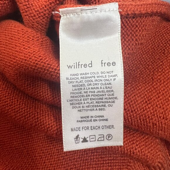 Aritzia 100% Merino Wool Wilfred Free Treasures Turtleneck Sweater Relaxed Fit - Picture 9 of 12